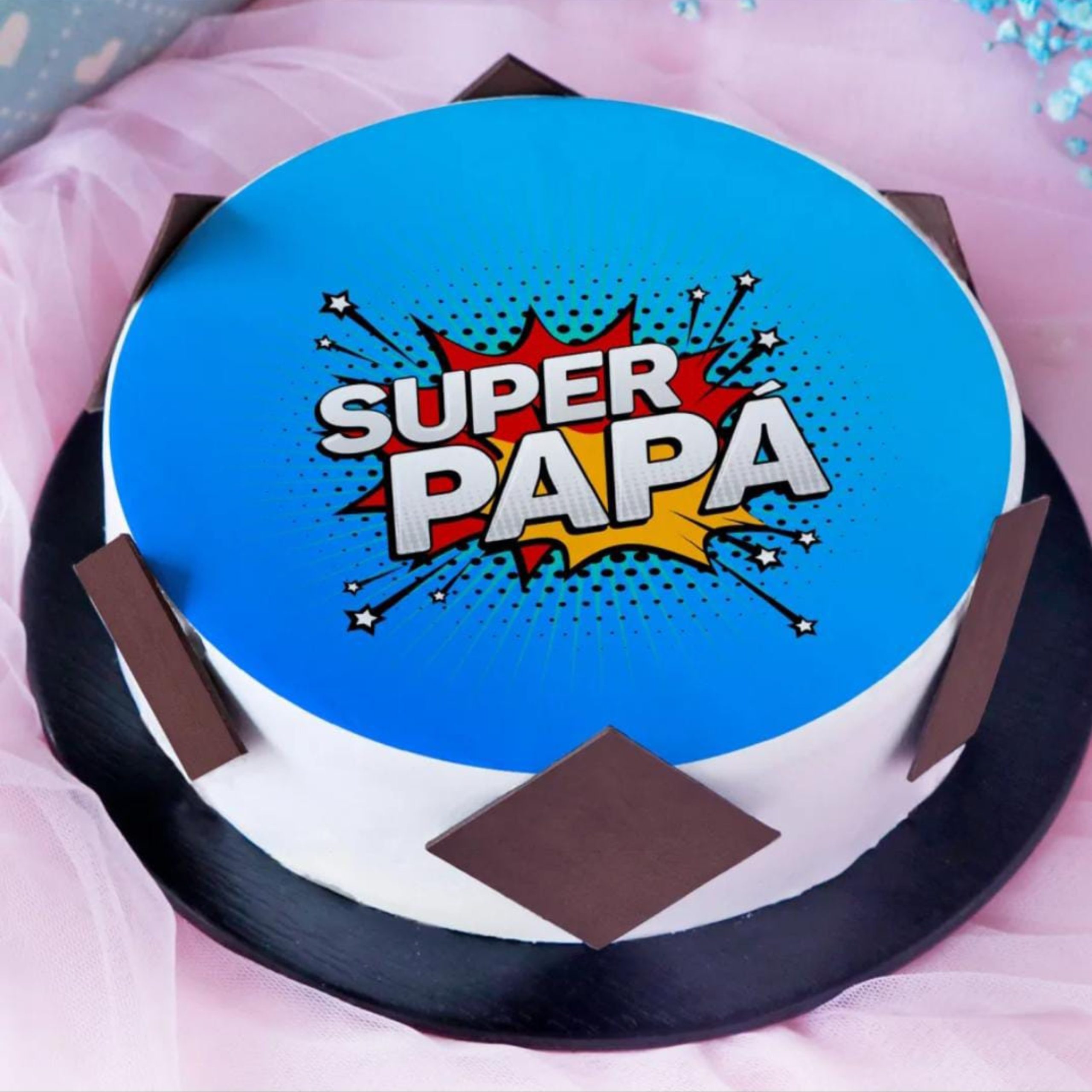 Send Best Papa Ever Cake Gifts To hyderabad